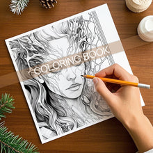 TERRIFYING BEAUTY Coloring Book for Adults Featuring Bold-easy Patterns Hand Drawing Entertainment Leisure DIY Painting Books