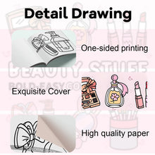 Pink-Themed Coloring Book for Adults - 24 Pages of Fun and Relaxation, Versatile Design for Creative Coloring Enthusiasts