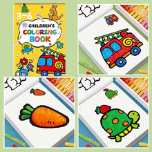 Children's Fun Coloring Book 32 Pages with Different Themes Coloring Drawing Book Size 170 × 240mm